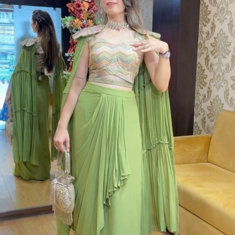 Light Green Lehenga