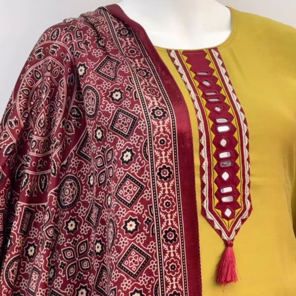 Maroon Salwar Suite
