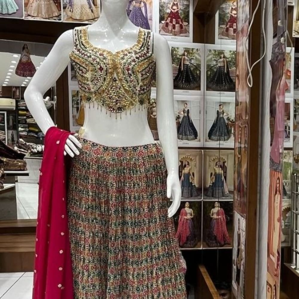 Maroon Lehenga