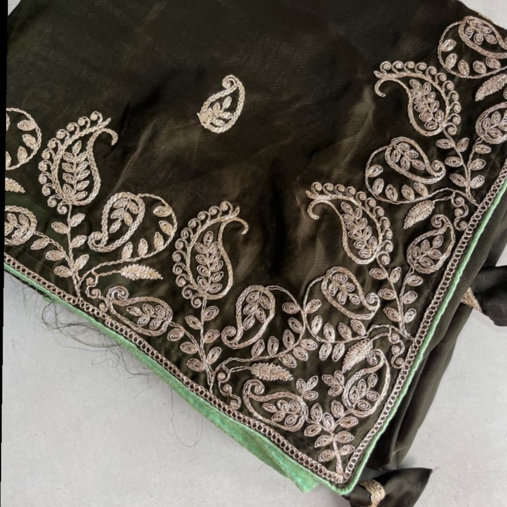 Mehndi  Saree