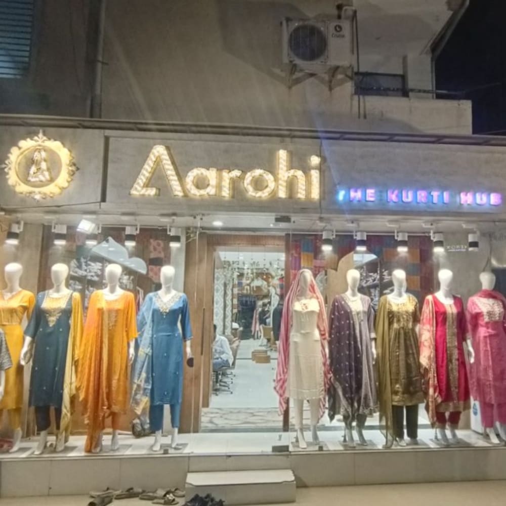 Aarohi the kurti hub  logo