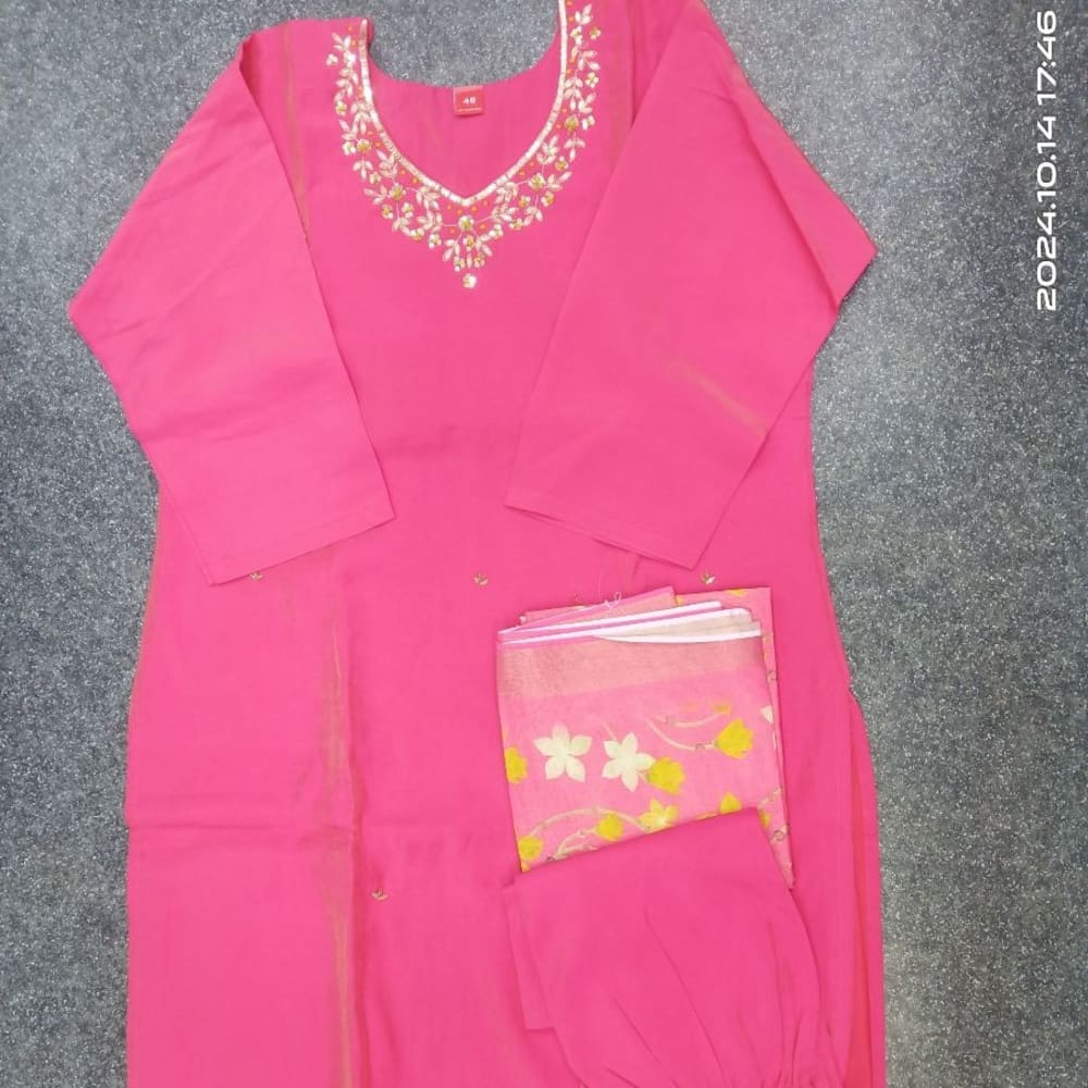 Big size Kurti pant  Dupatta