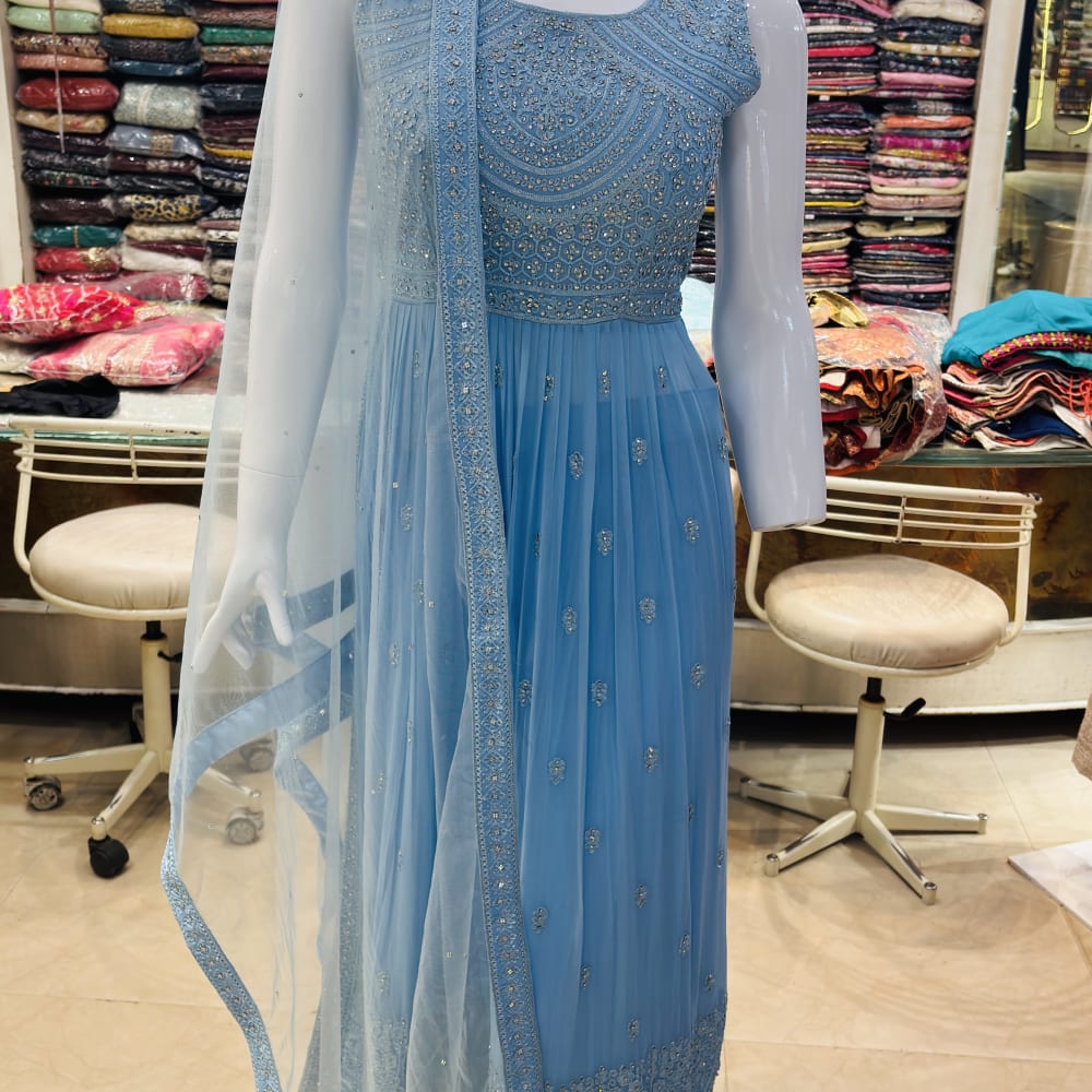 Light Blue Salwar Suite