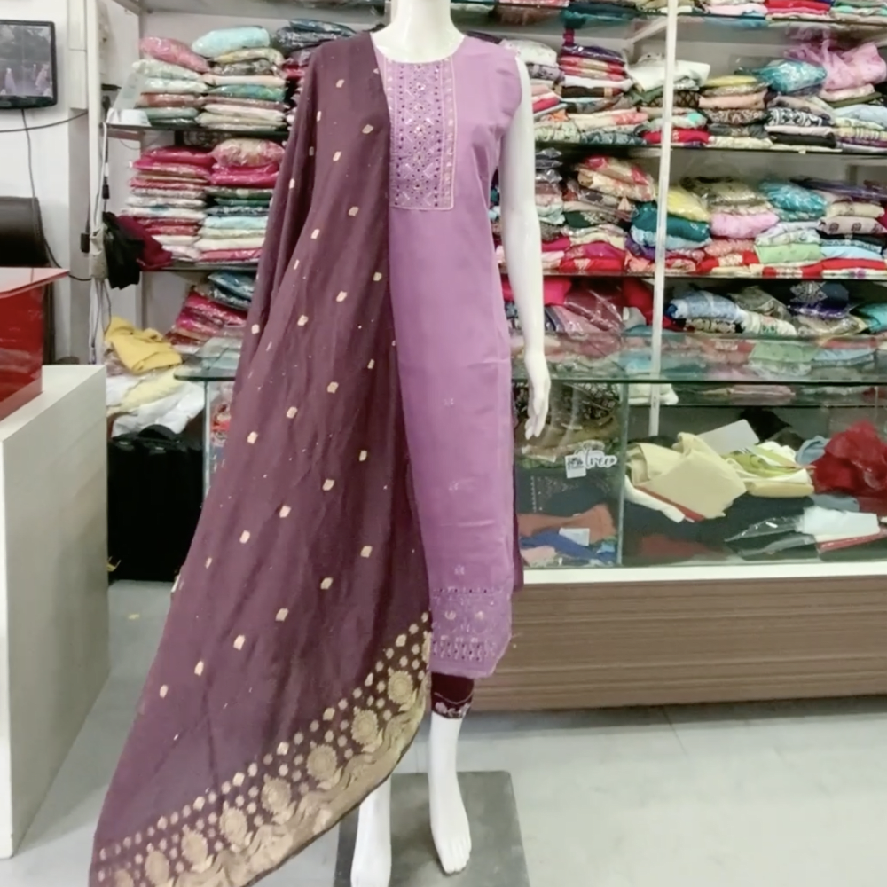 Navy Blue Salwar Suite