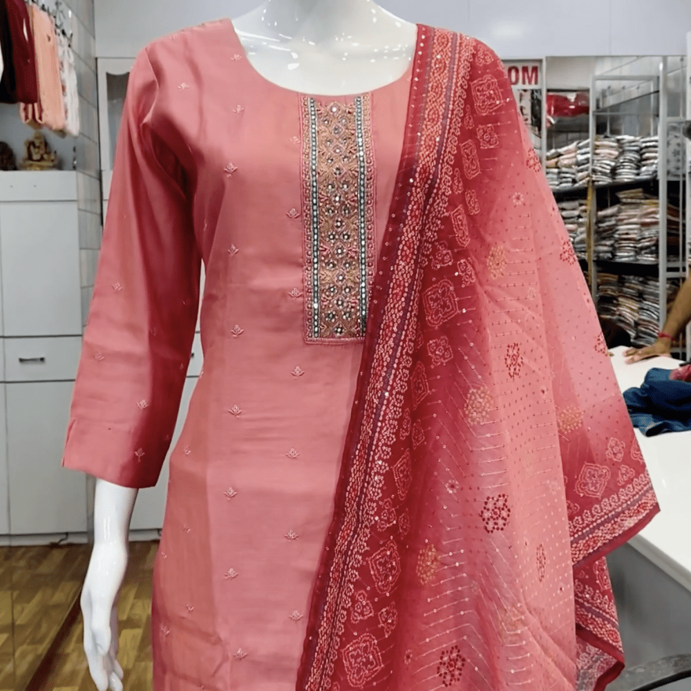 Maroon Salwar Suite