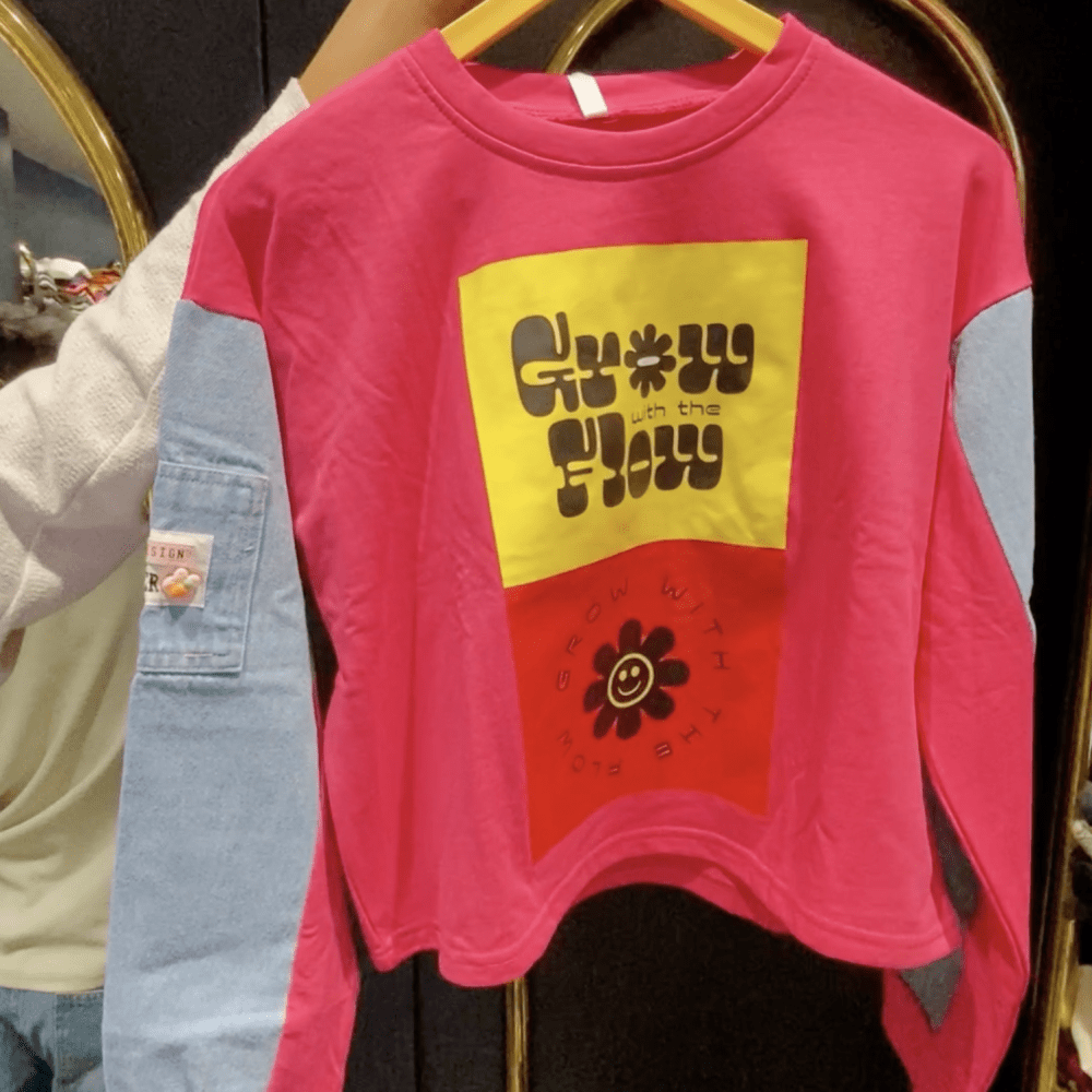 Yellow Dark Gray Topwear