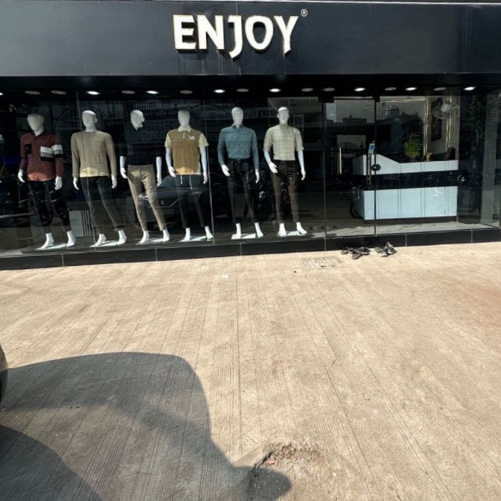 Enjoy men's wear  logo
