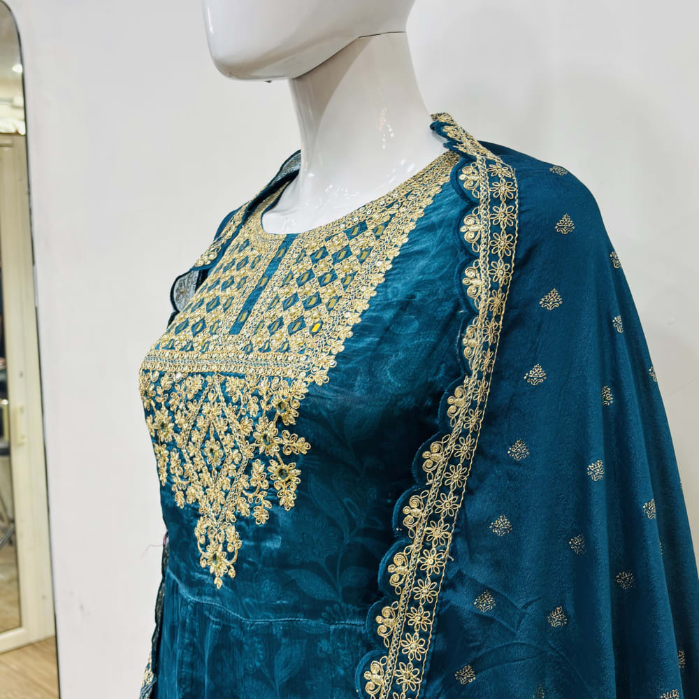 Navy Blue Lehenga