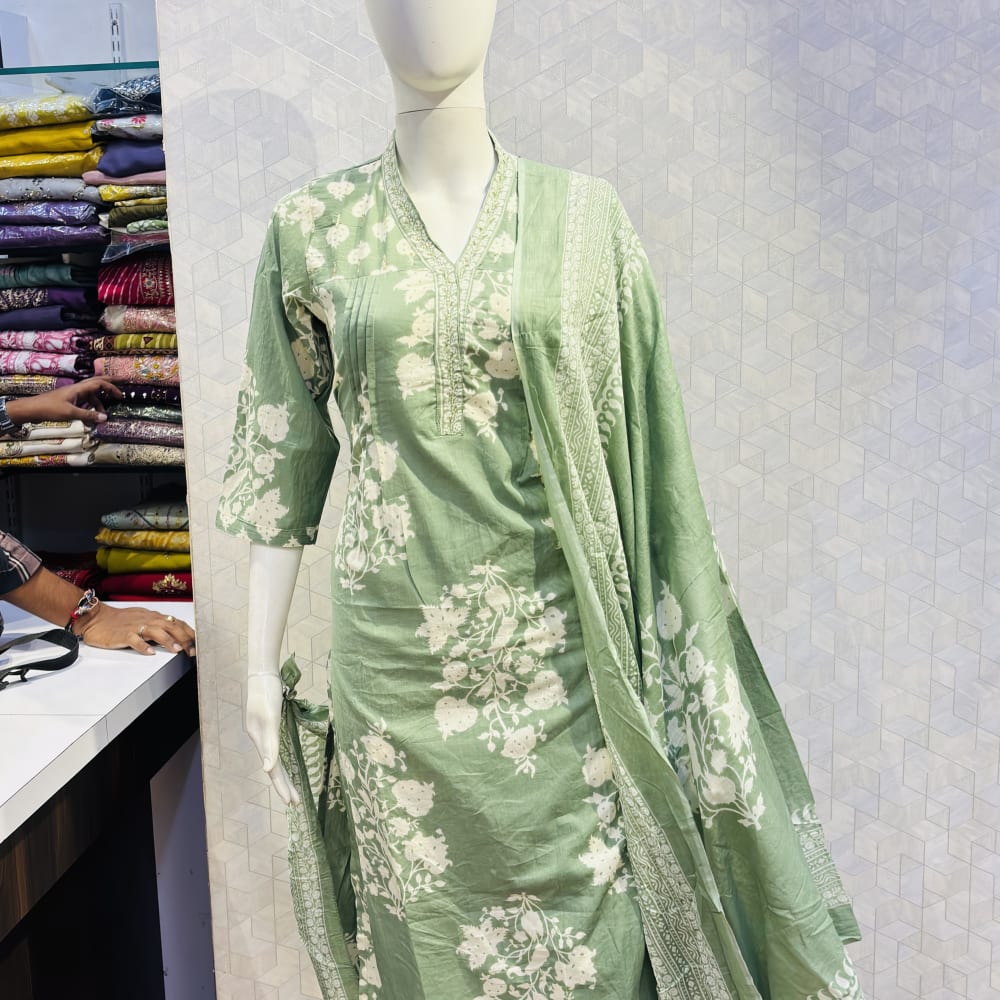Light Green Salwar Suite