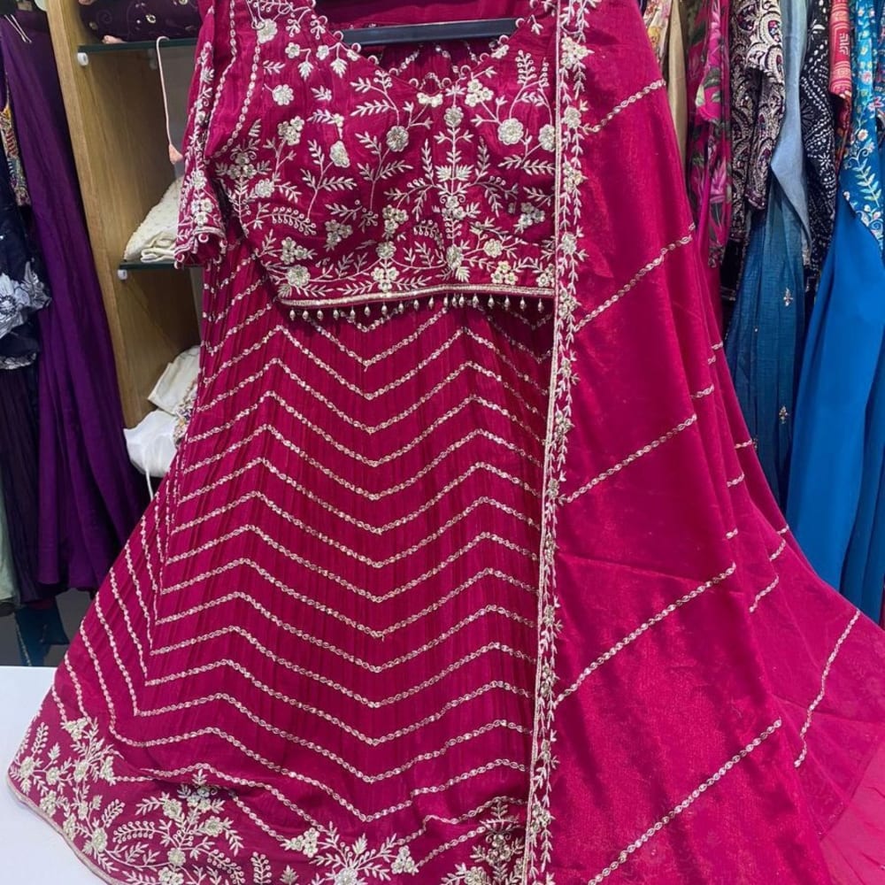 Krop top lahenga 