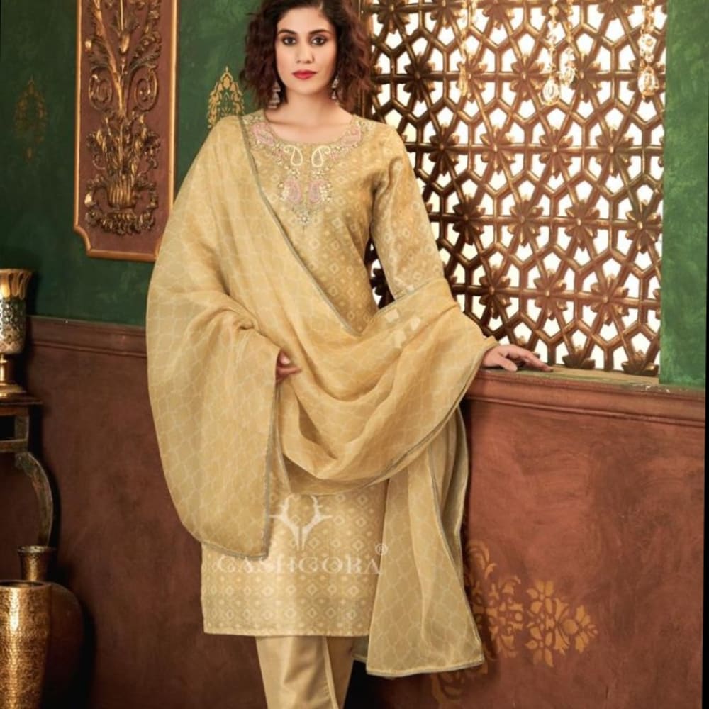 Gold Salwar Suite