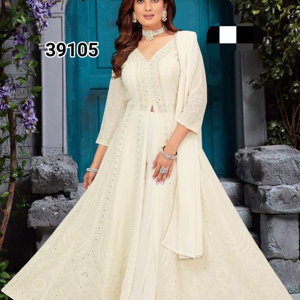 White Salwar Suite