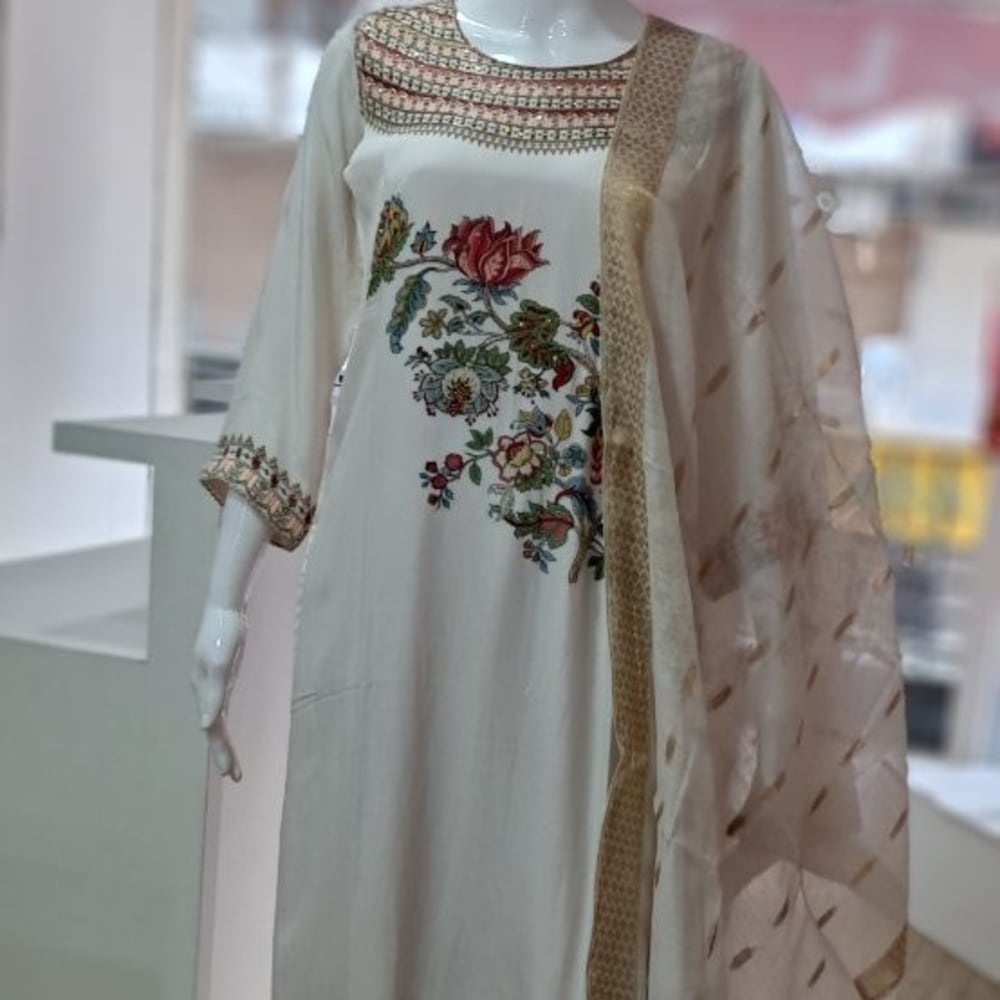 White Salwar Suite