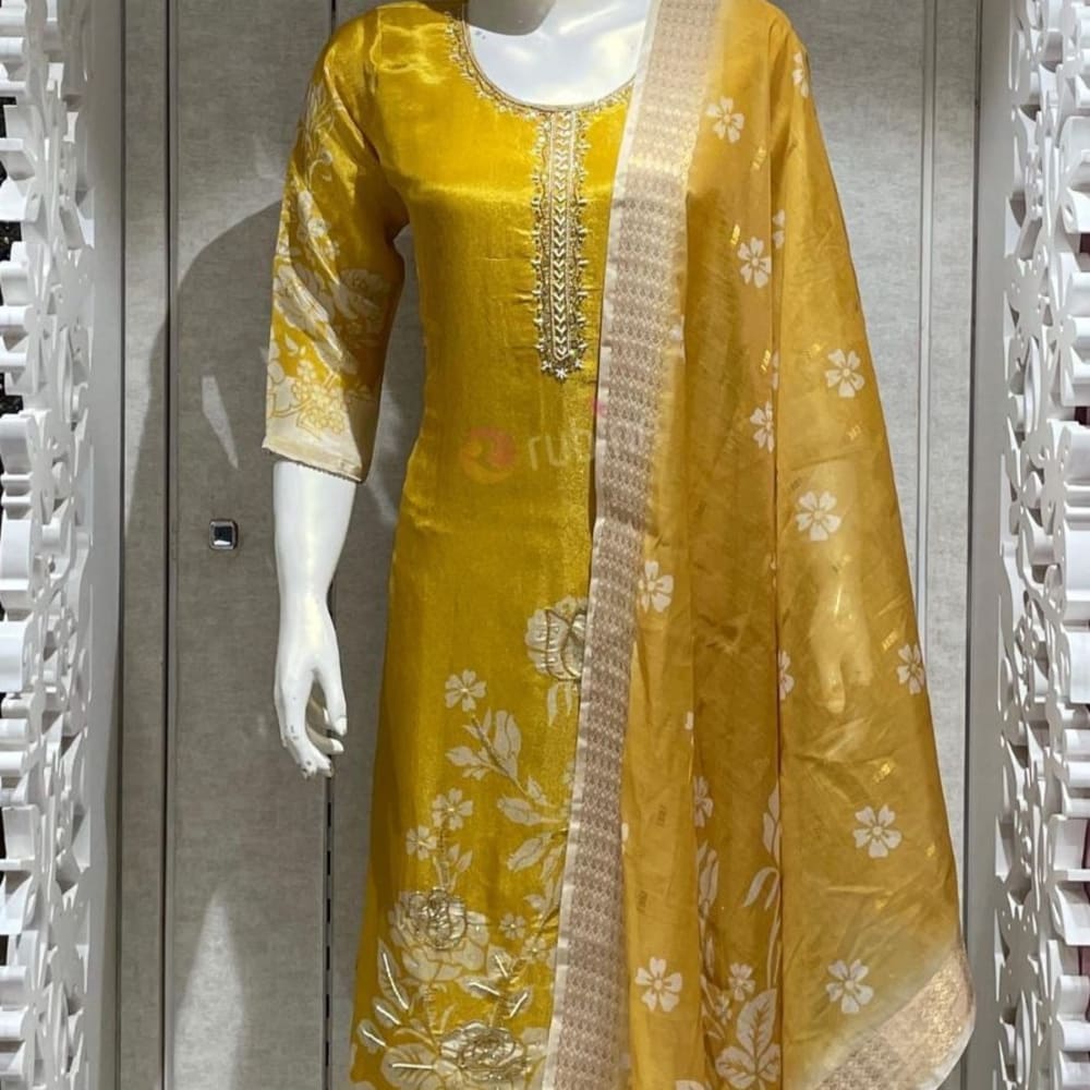 Yellow Salwar Suite