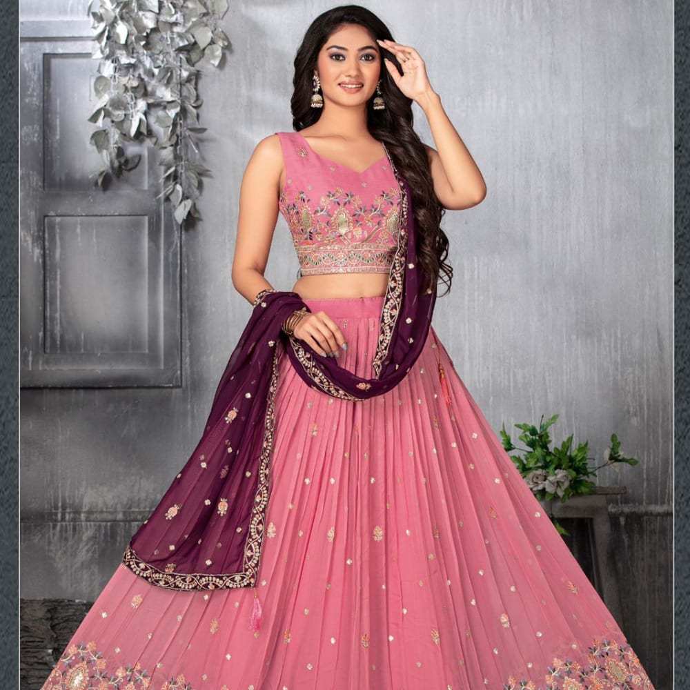Pink Lehenga