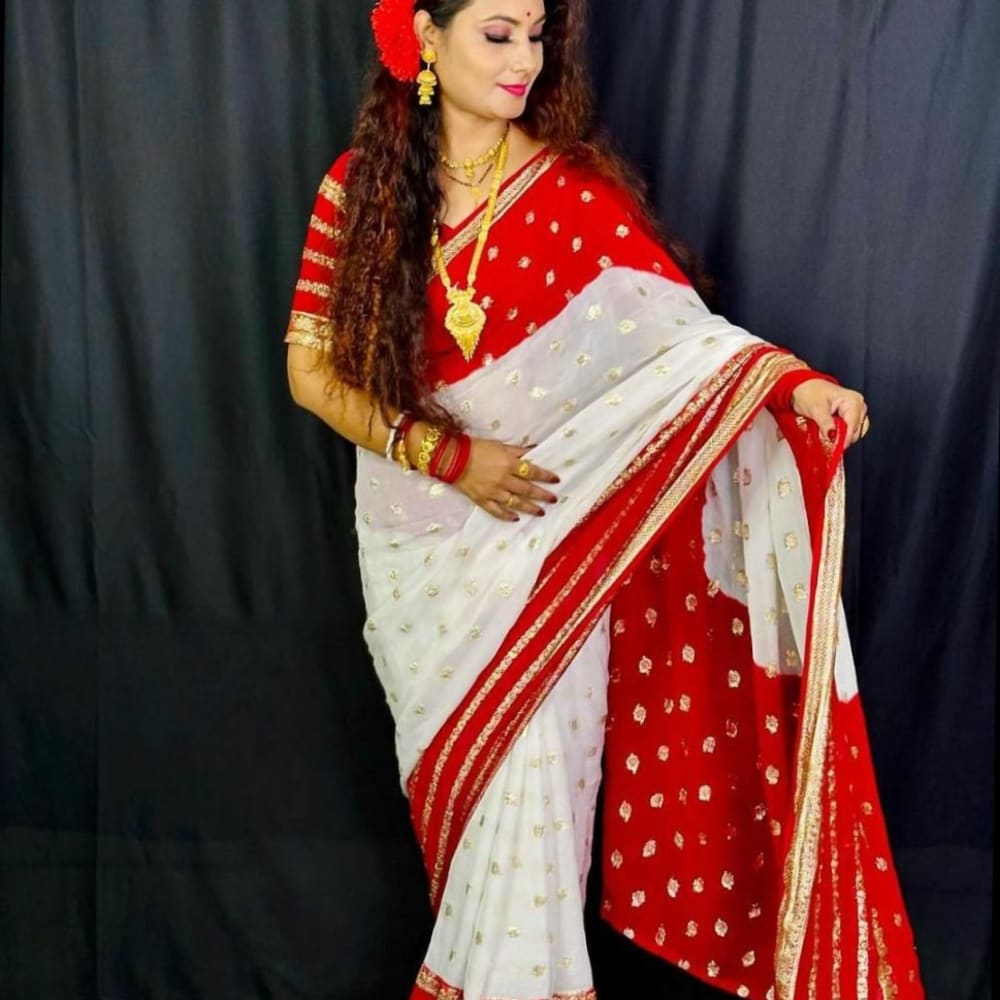 Red Saree