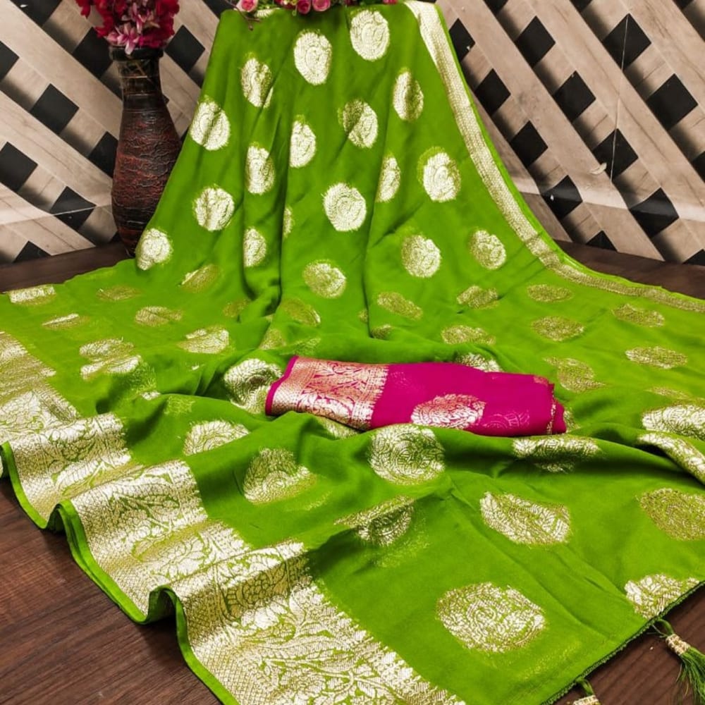 Green Saree