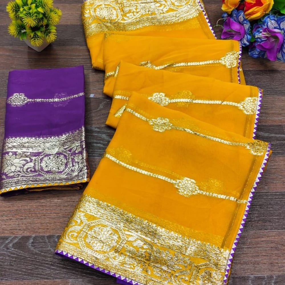 Gold Saree
