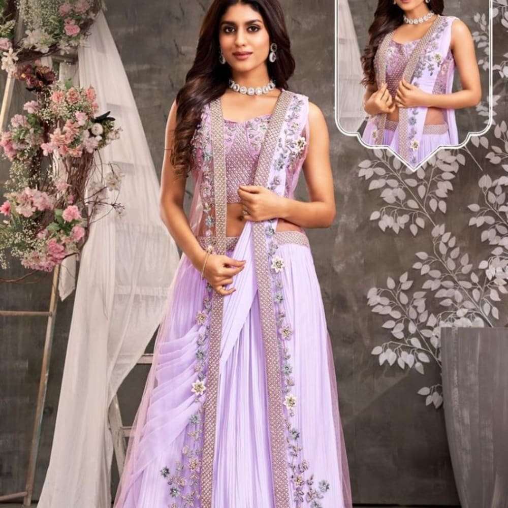 Purple Lehenga