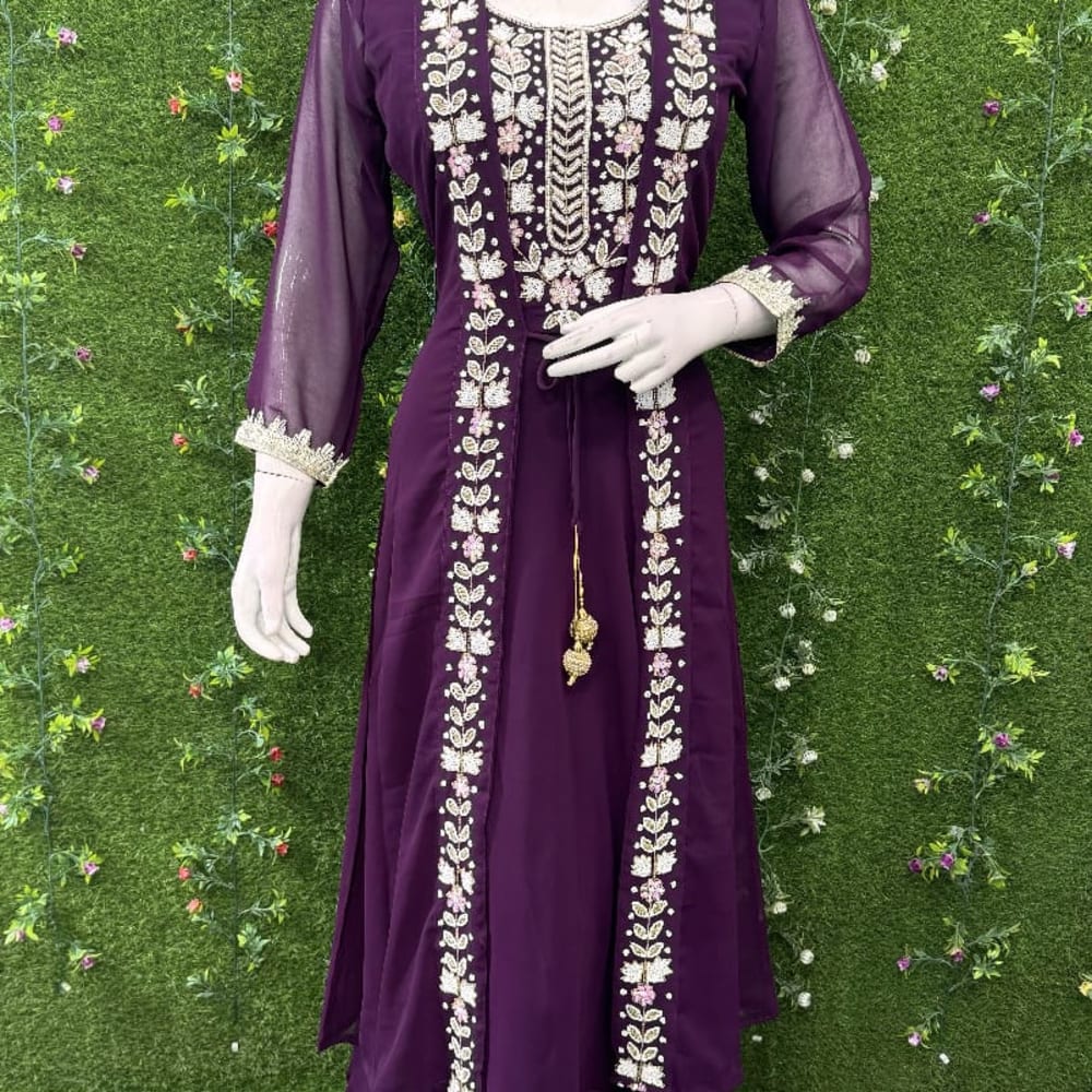Purple Salwar Suite
