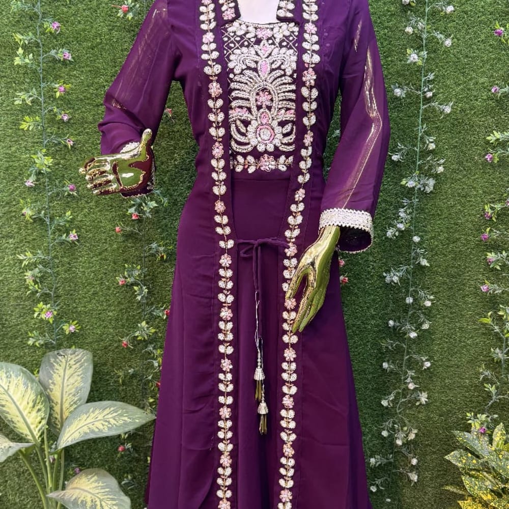 Purple Salwar Suite