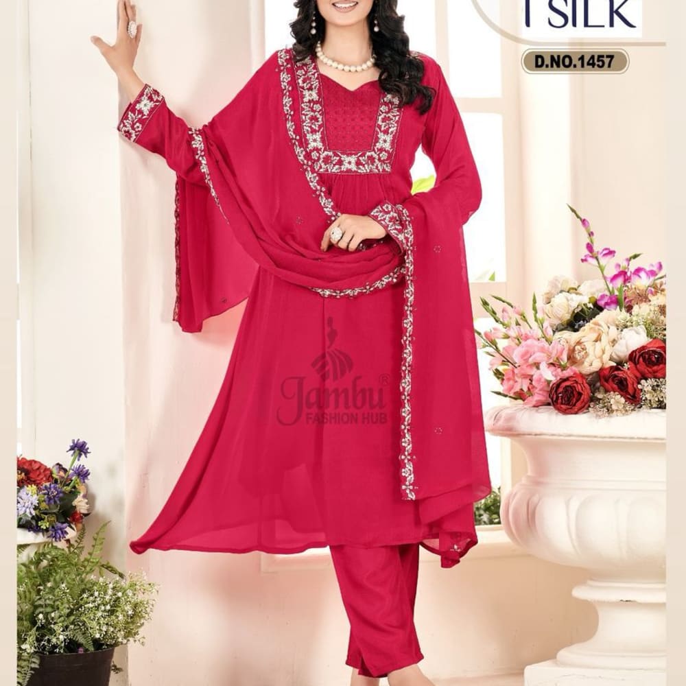 Red Salwar Suite