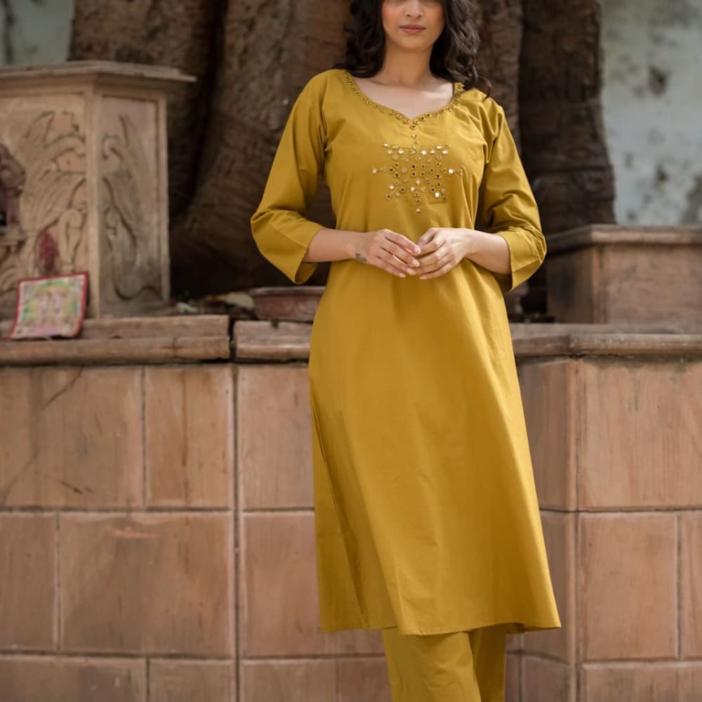 Yellow Salwar Suite