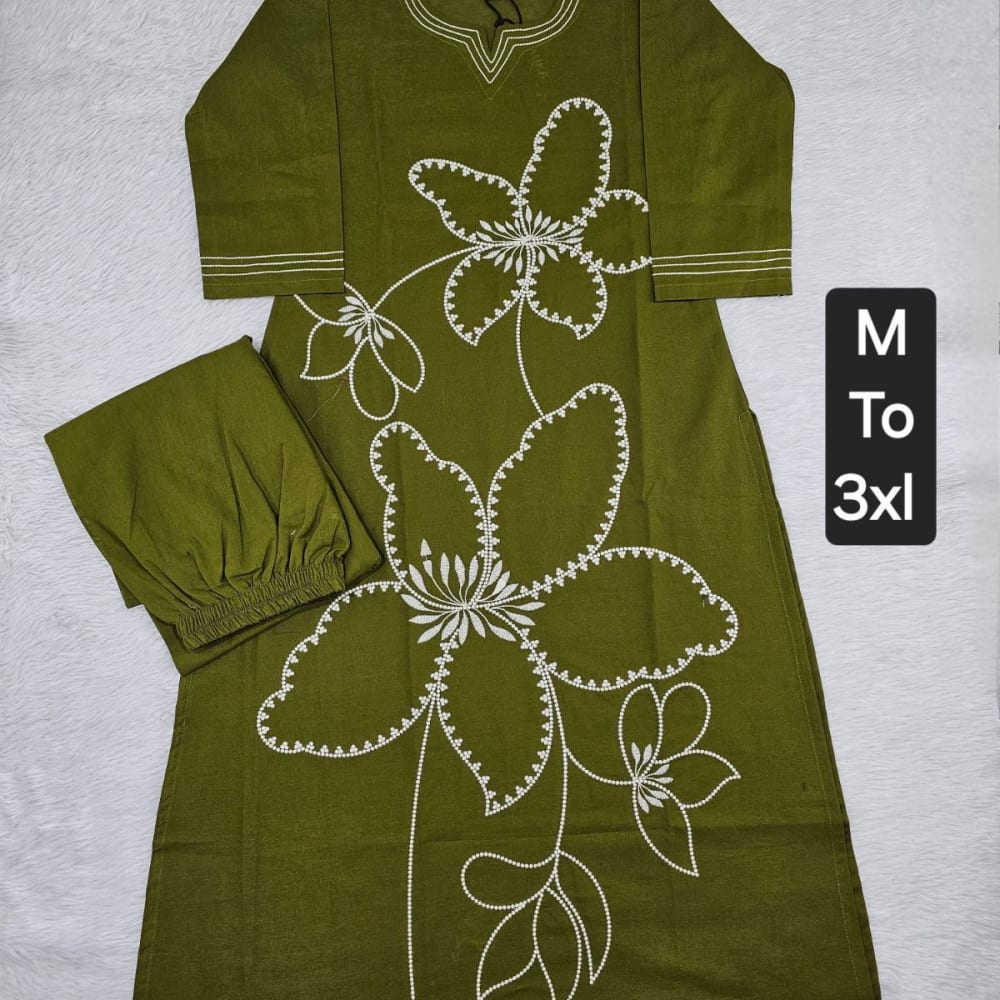 Green Salwar Suite