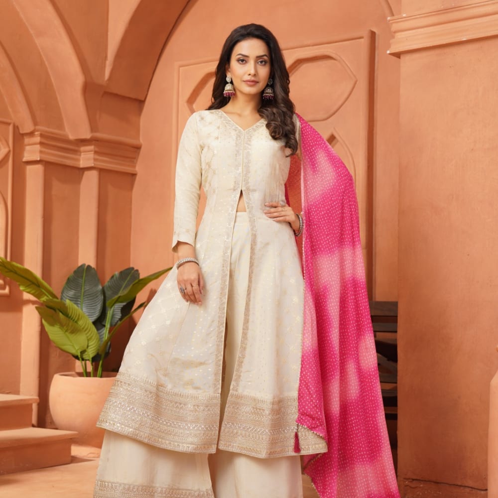White Salwar Suite