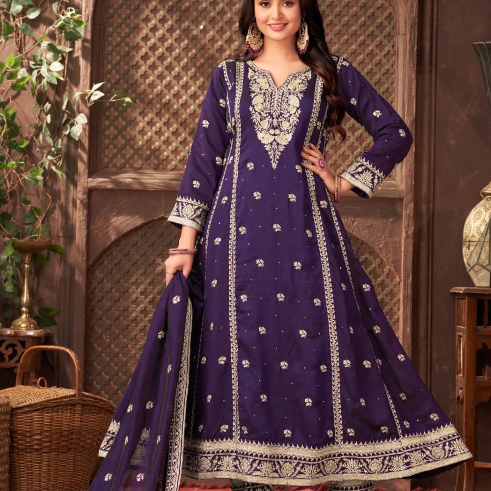 Purple Salwar Suite
