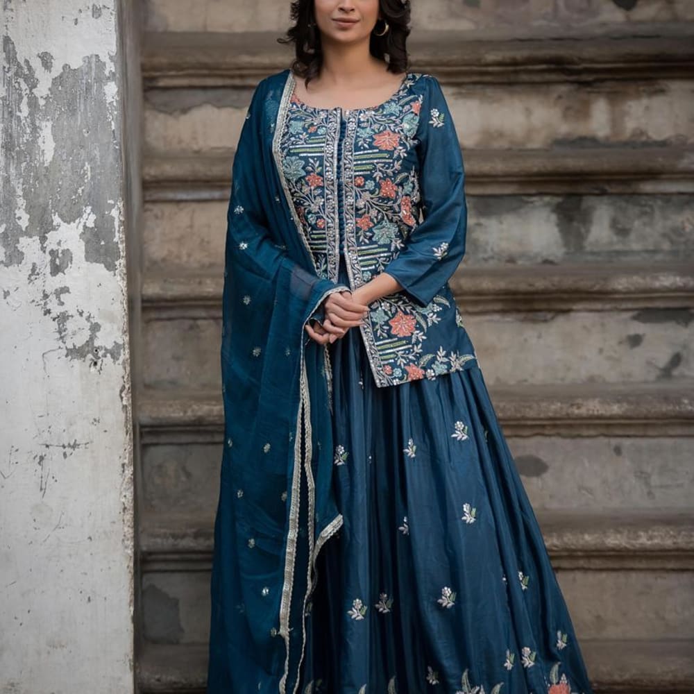 Blue Salwar Suite