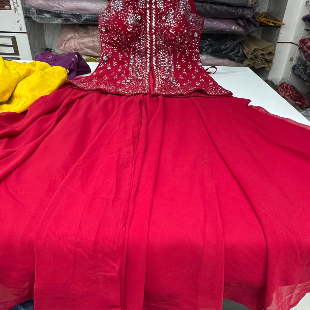 Red Lehenga