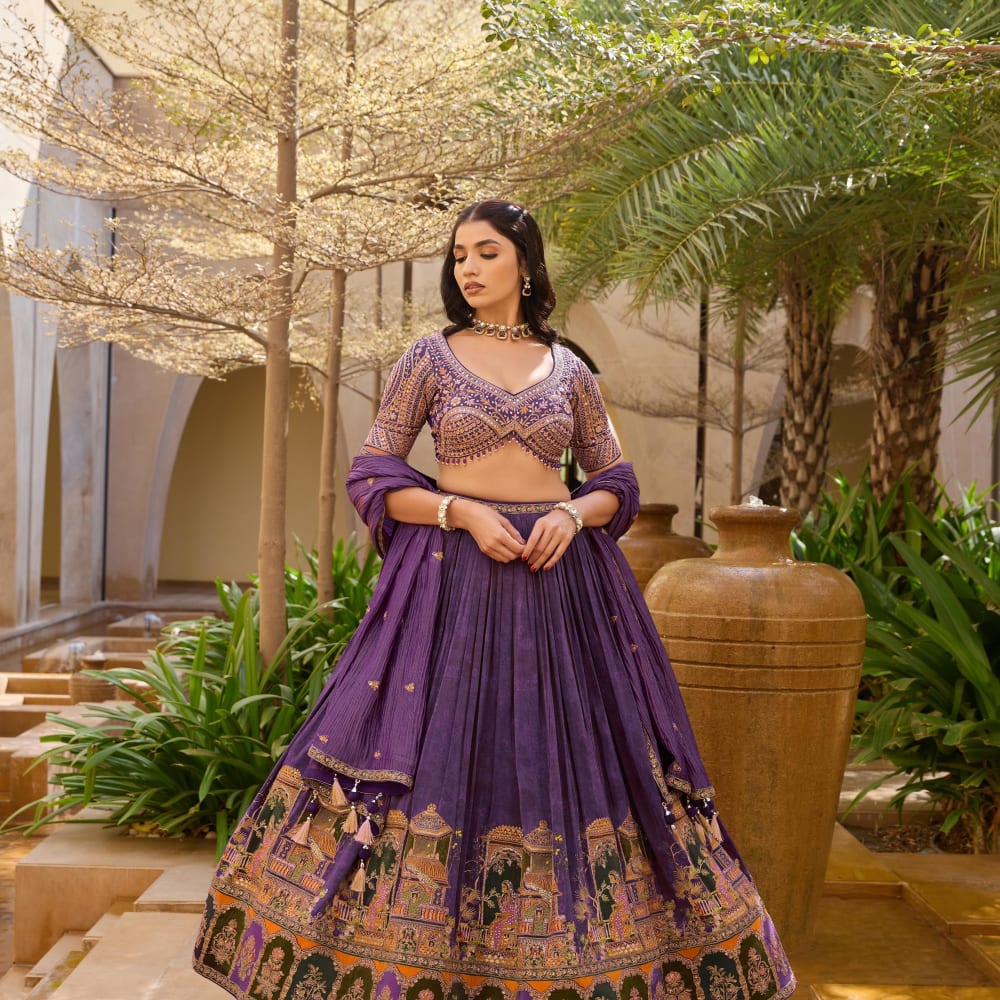 Purple Lehenga
