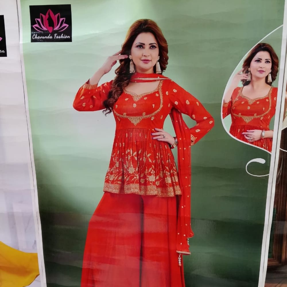 Red Salwar Suite