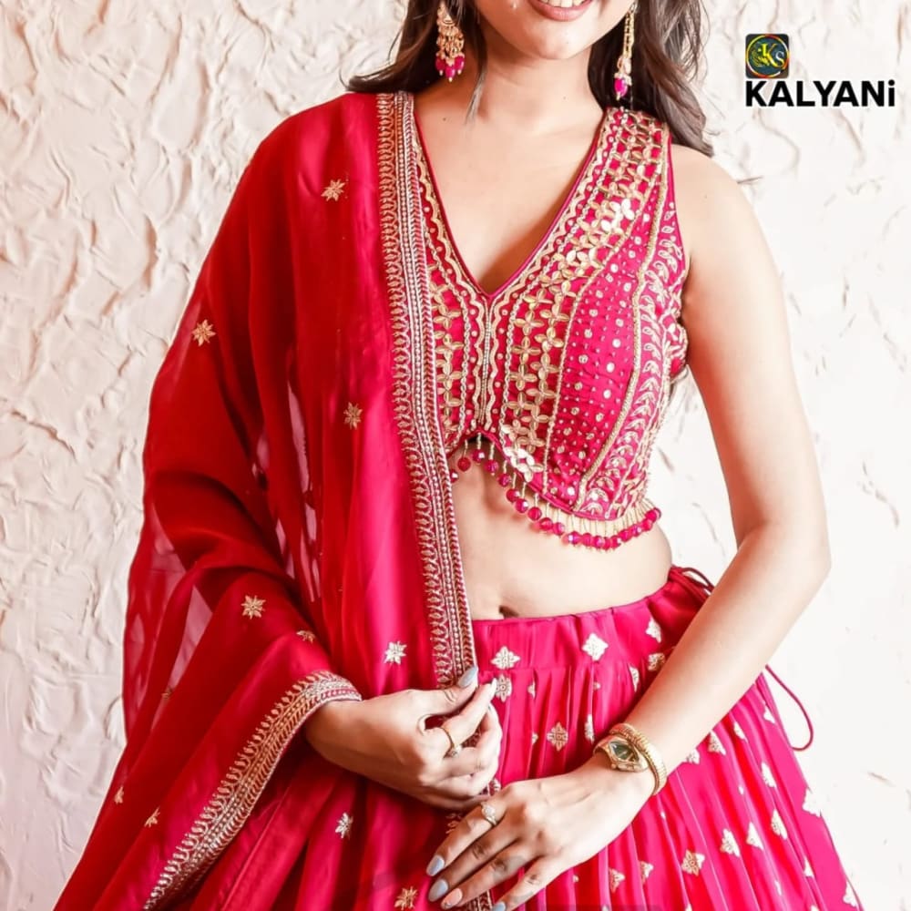 Red Lehenga