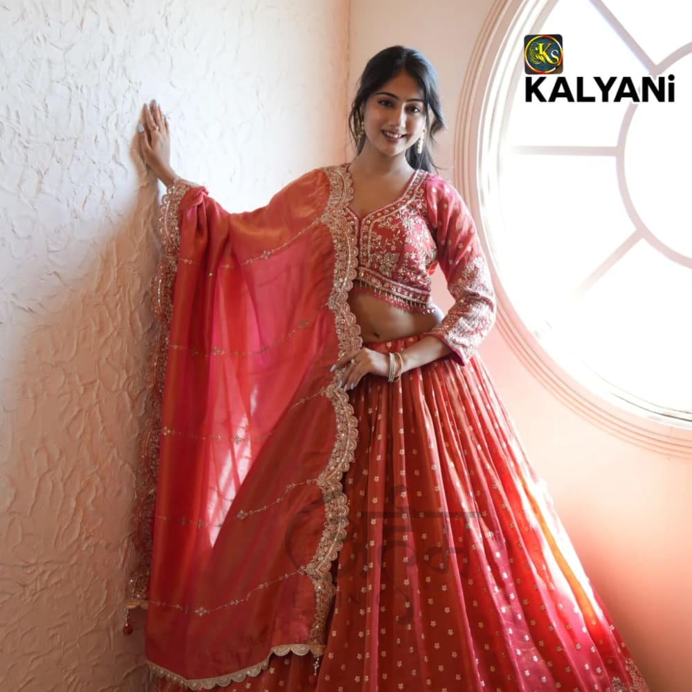 Red Lehenga