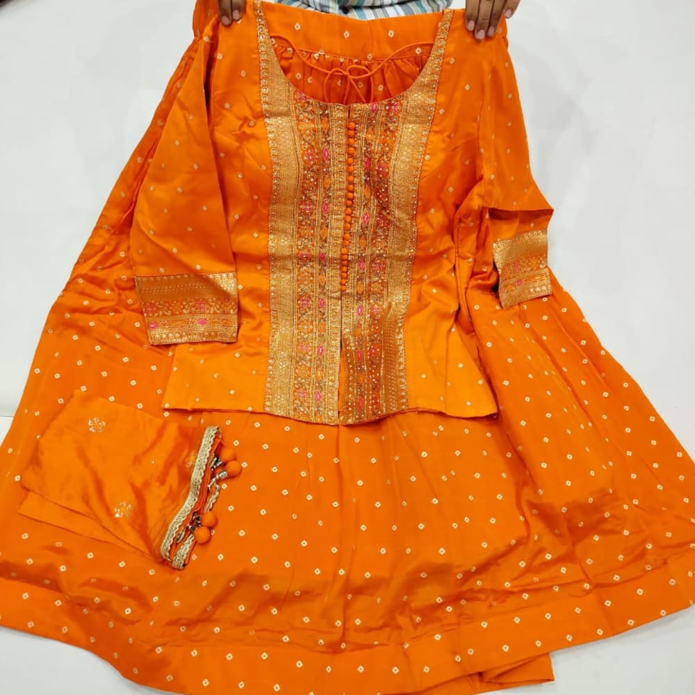 Orange Lehenga