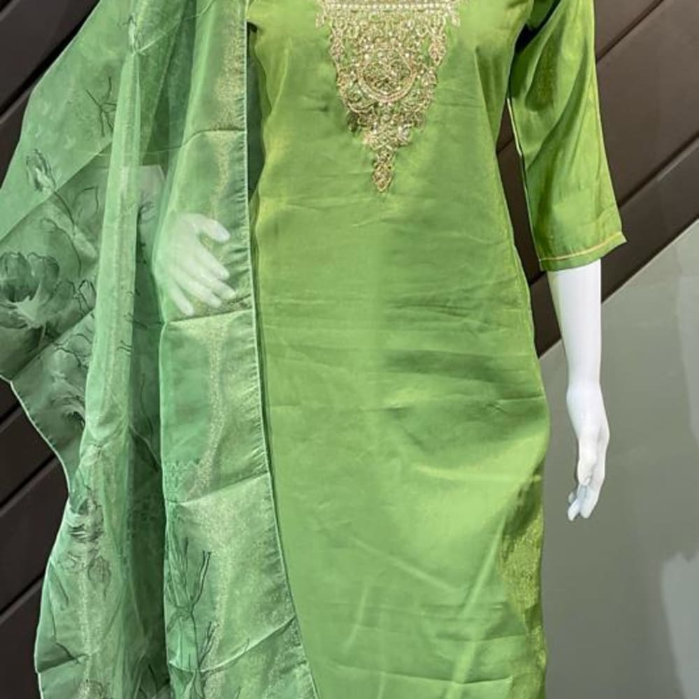 Green Salwar Suite