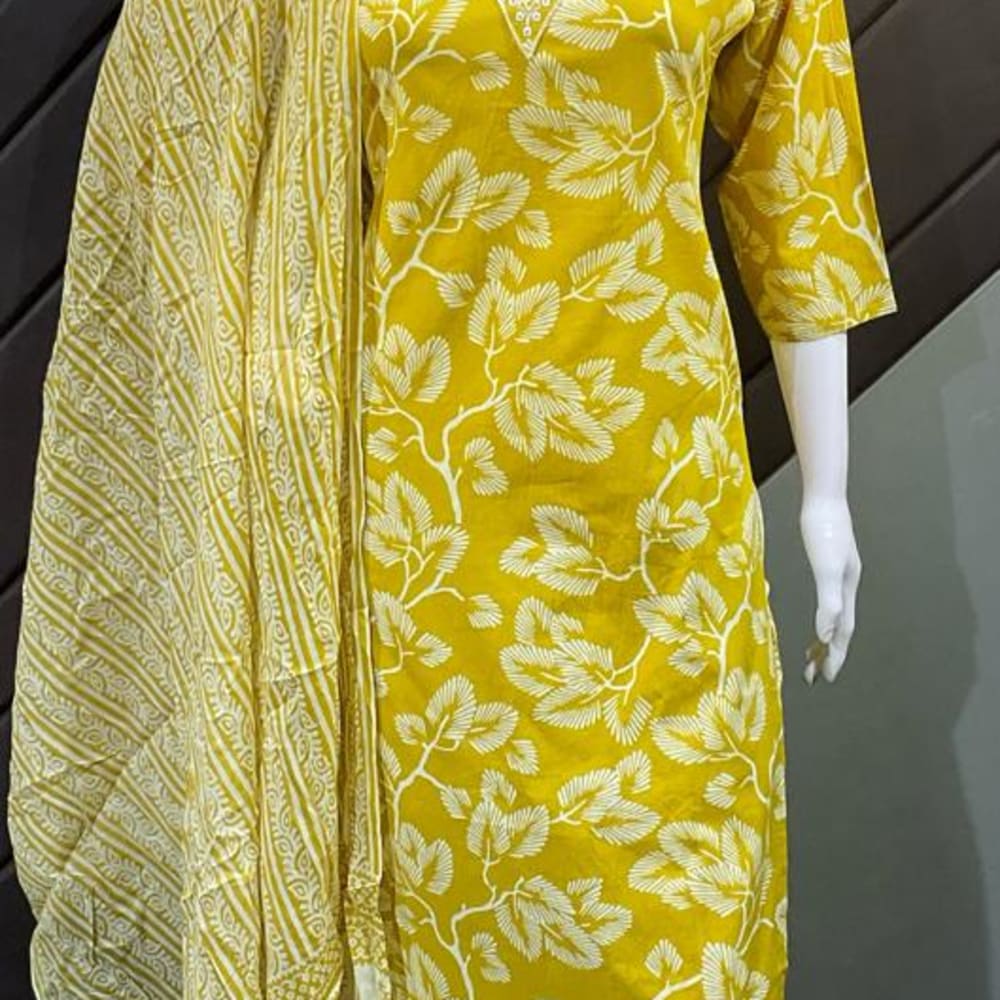 Yellow Salwar Suite