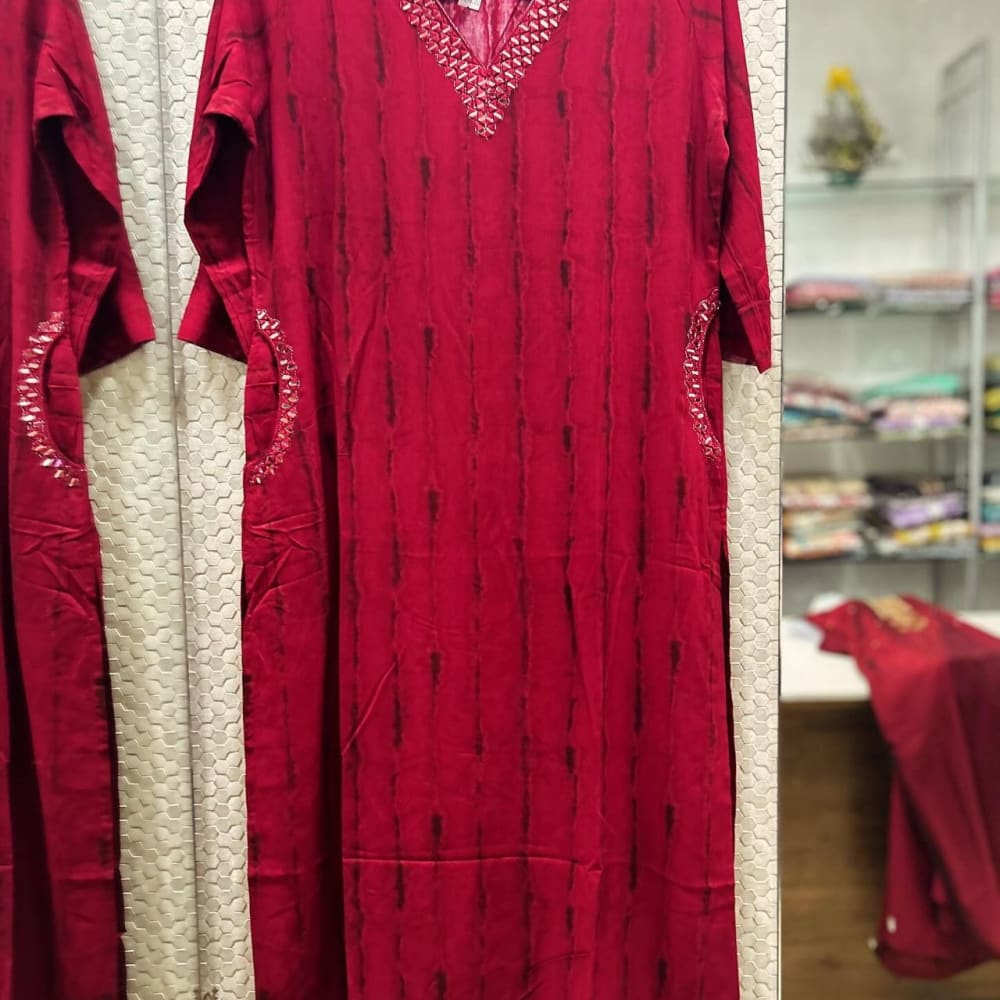 Red Salwar Suite