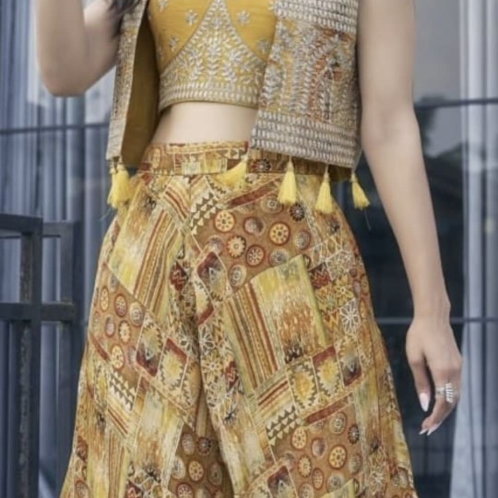 Gold Lehenga