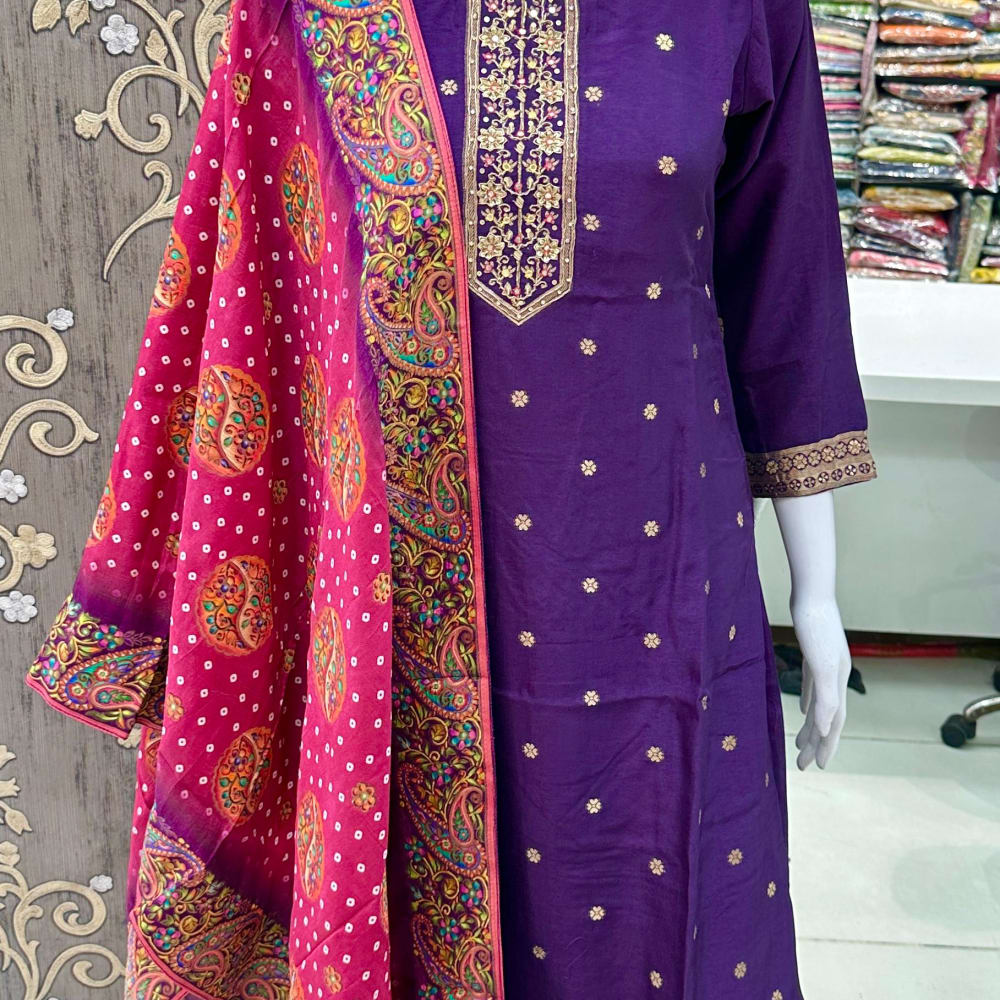 Purple Salwar Suite