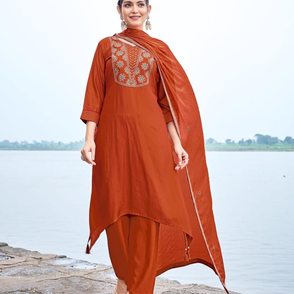 Orange Salwar Suite