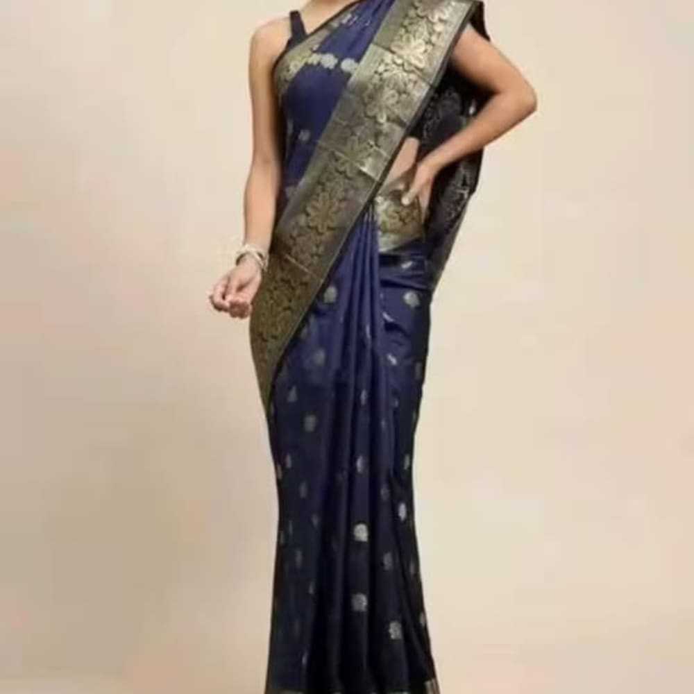 Blue Saree