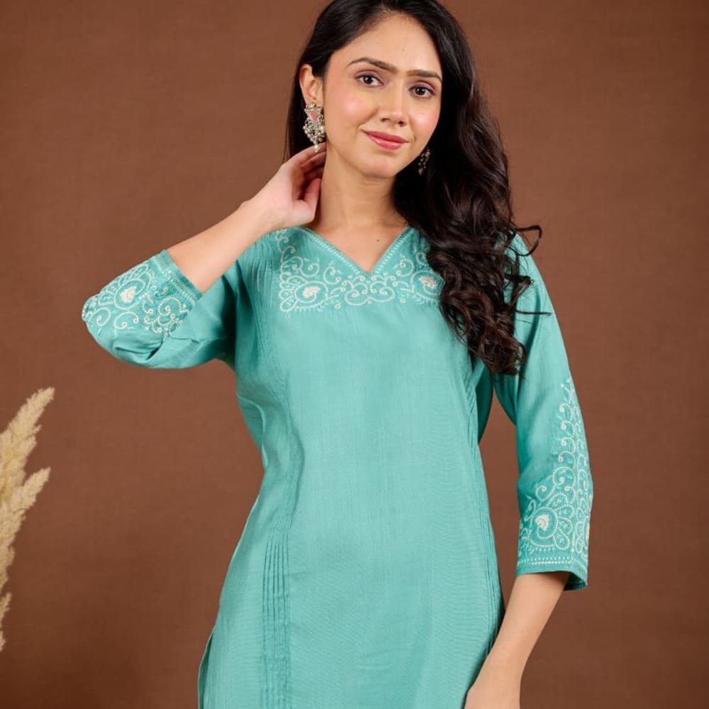 Green Salwar Suite