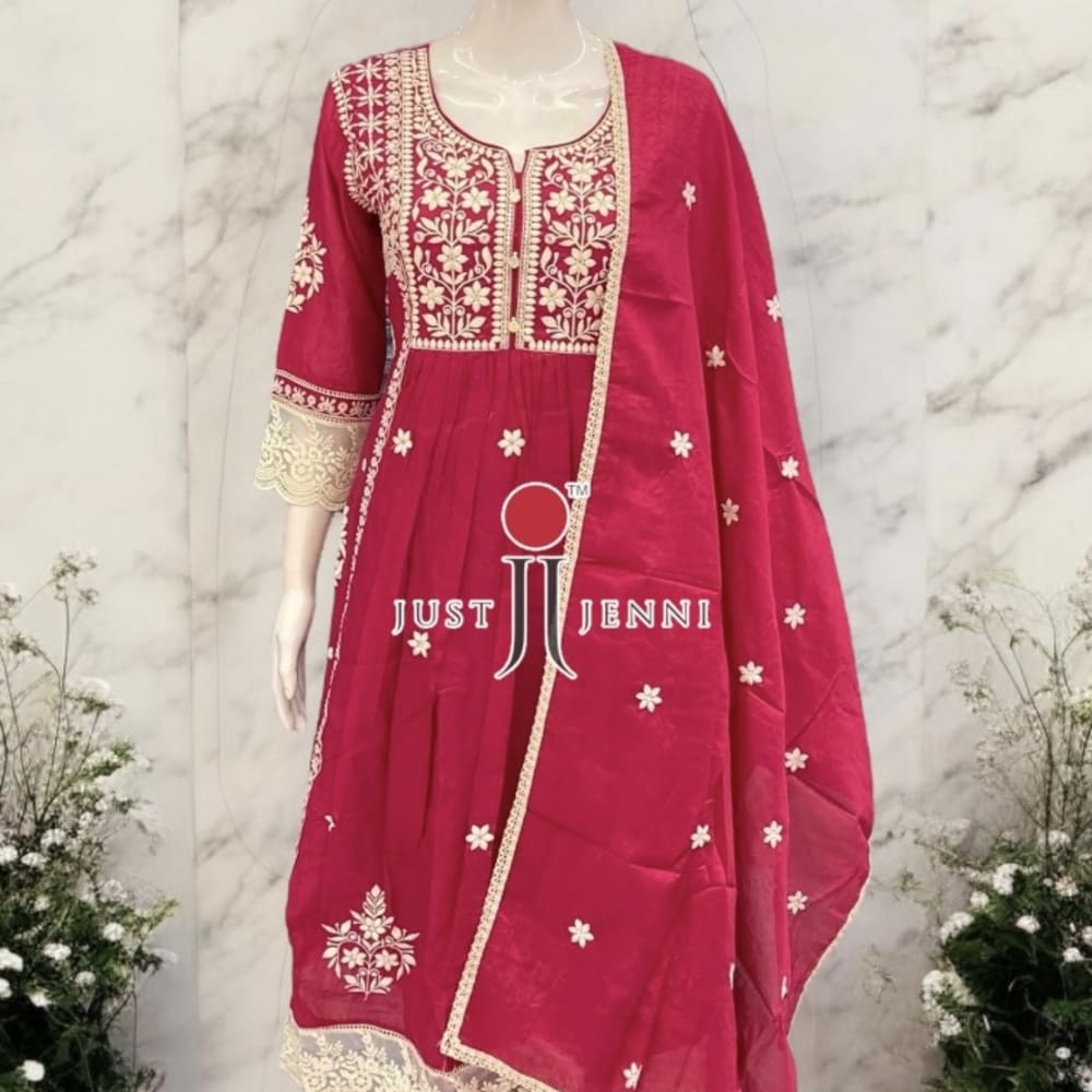 Red Salwar Suite