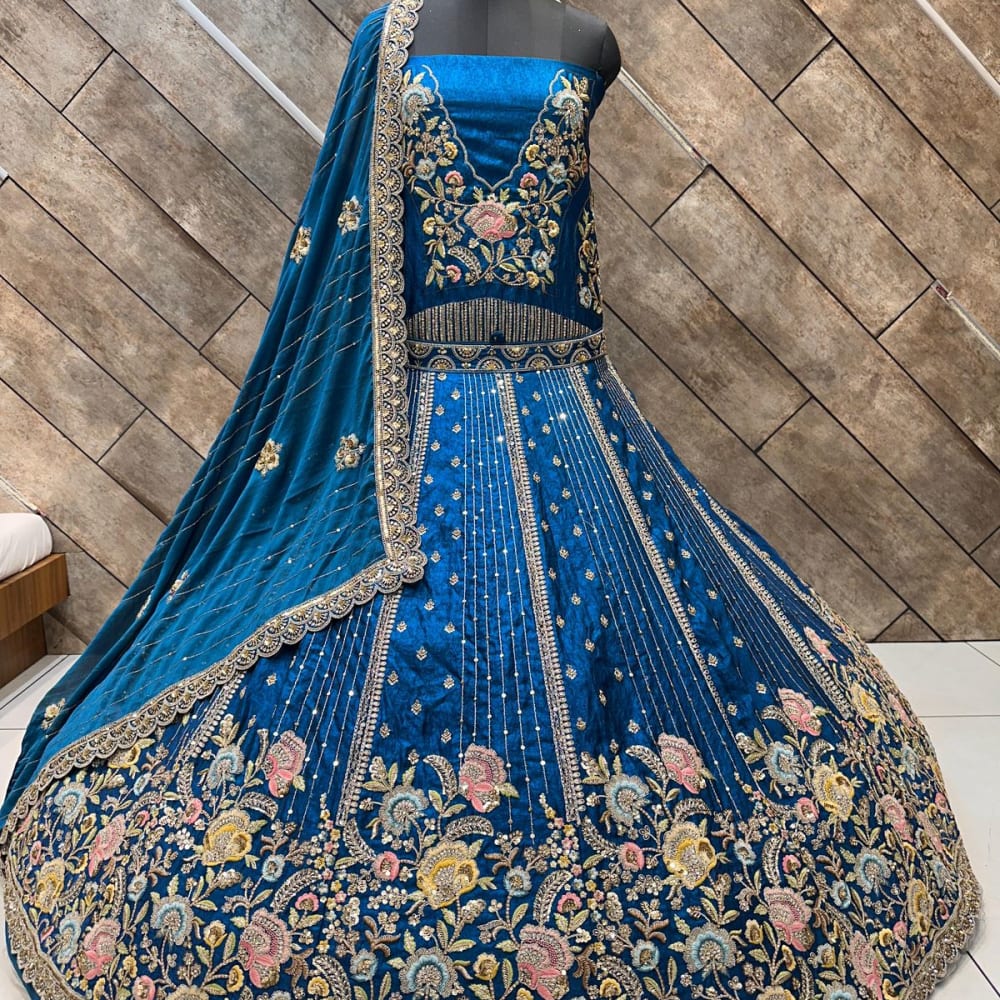 Blue Lehenga