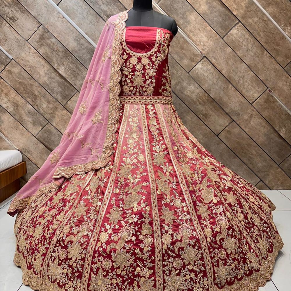 Red Lehenga