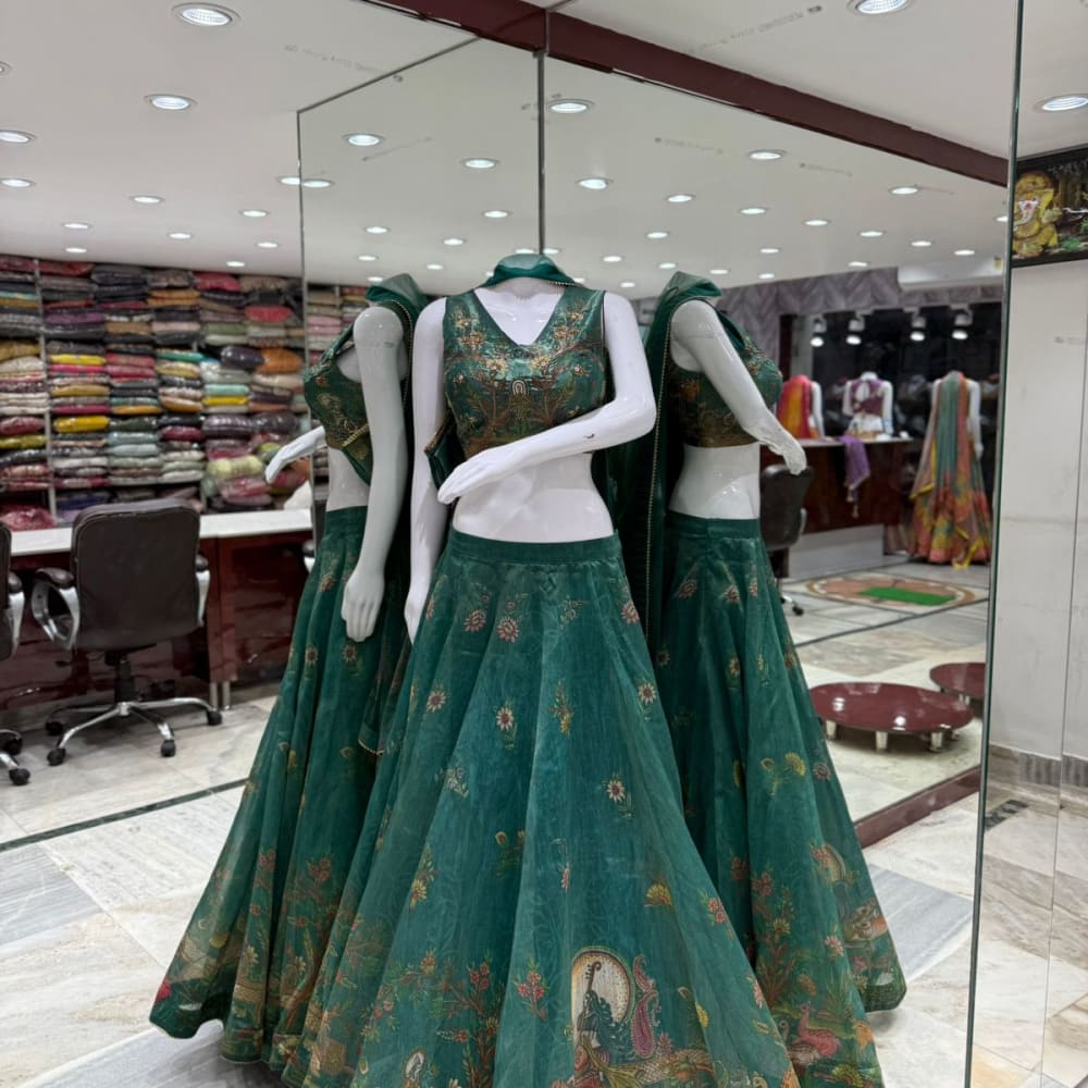 Green Lehenga