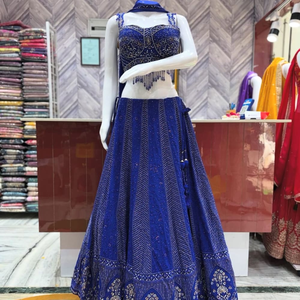 Blue Lehenga
